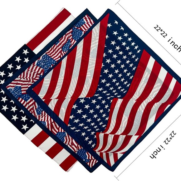 Bandanas 3 pack 6 pack 12 pack 22 inch Cotton Paisley Kerchiefs for Men and Wome - Picture 3 of 6